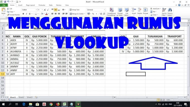 Fungsi Vlookup Excel Dan Contoh Penggunaannya