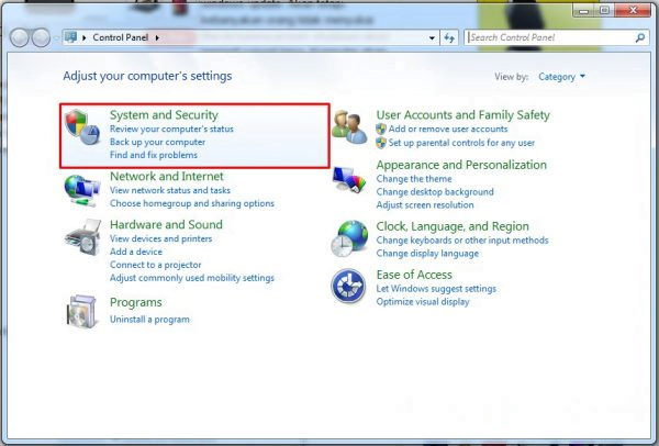 Adjust your computers settings