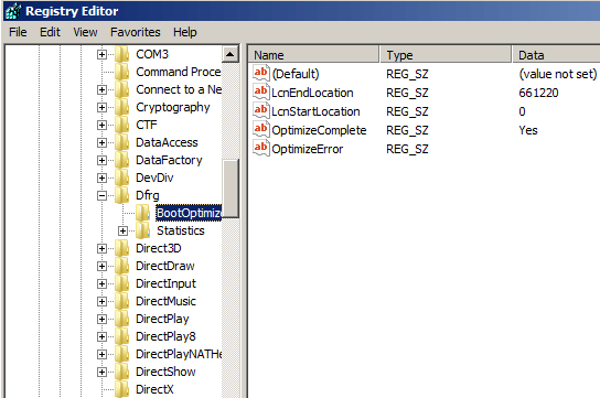 Boot optimize function