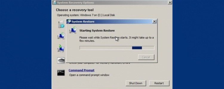 Starting System Restore