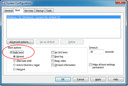 System Configuration Windows 7