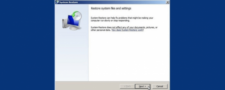System Restore