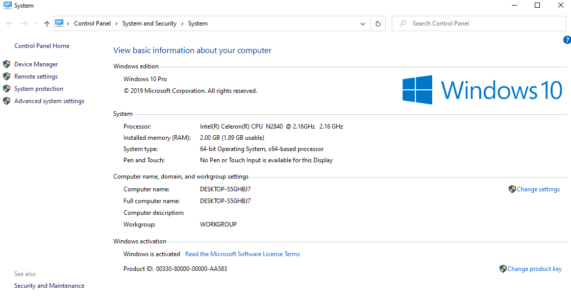 Buka system untuk mengecek versi windows yang Anda gunakan